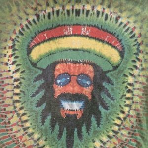 Tops - Rare vintage Rasta man shirt Tops - Rare vintage Rasta man shirt